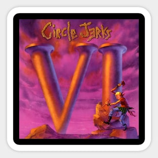 Circle Jerks - VI Sticker